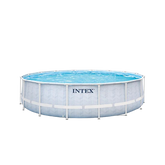 Chevron Prism Frame Premium Pool Set 488x122 cm